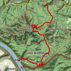 Gr. Winterberg Idagrotte Kuhstall Lichtenhainer Wasserfall