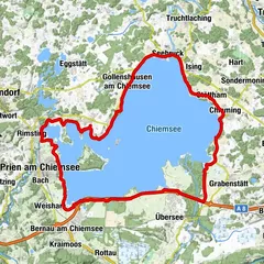 Chiemsee, Oberbayern/Deutschland