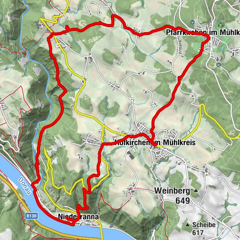Hofkirchen im Mühlkreis Gehen