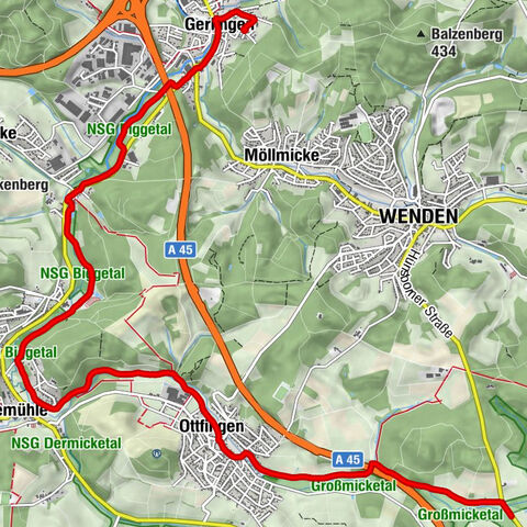 Wenden, Regierungsbezirk Arnsberg/Deutschland