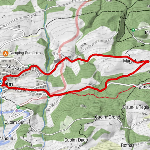 Surcuolm, Graubünden/Schweiz