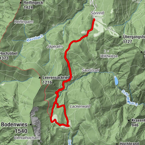 Nieglalm, Schüttbauernalm