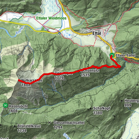Ettal, Oberbayern/Deutschland