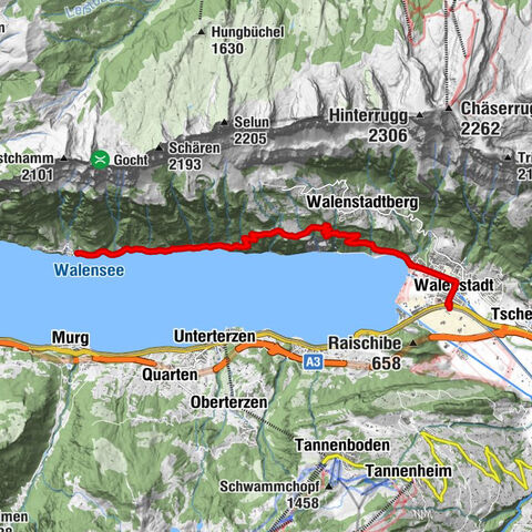 Quinten, St. Gallen/Schweiz