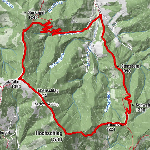 Stanz im Mürztal Schneeschuhlaufen