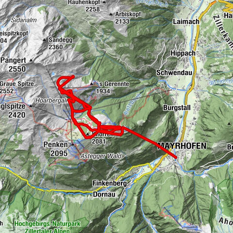 Mayrhofen, Oostenrijk