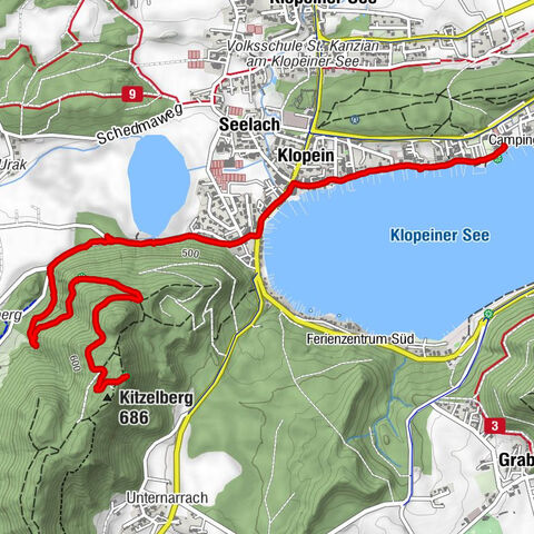 Sankt Kanzian am Klopeiner See Gehen