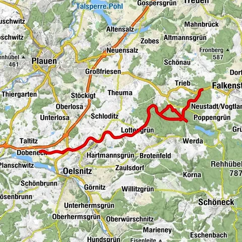 Oelsnitz/Vogtland, Sachsen/Deutschland