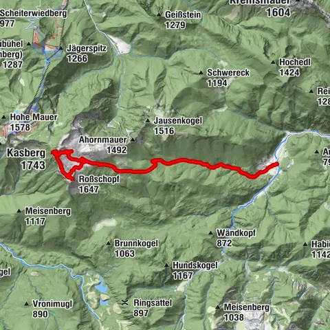 Rossschopf und Kasberg von Brunnenthal