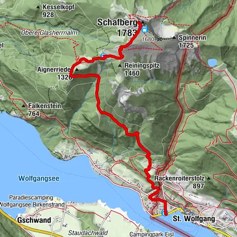 Schafberg, Salzburg/Österreich