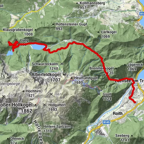 Ebensee hinterer Langbathsee