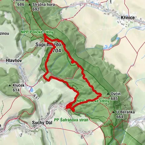 Police nad Metují, okres Náchod/Czechia