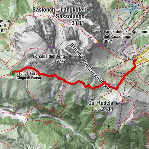 Campitello di Fassa, Trentino-Alto Adige/Italia