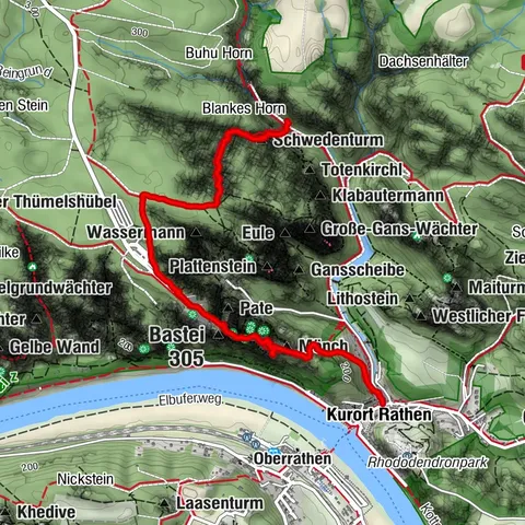 Kurort Rathen, Sachsen/Deutschland