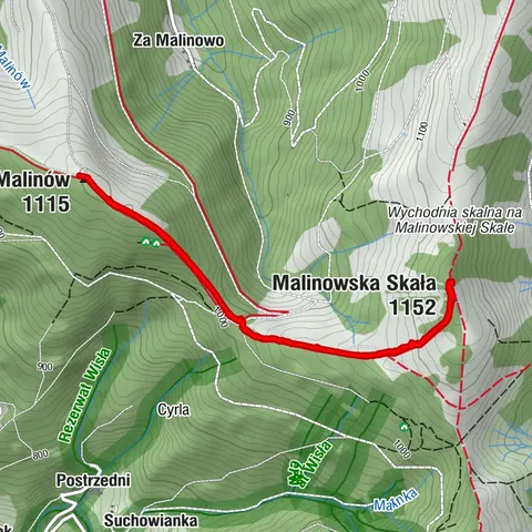 Malinowska Skała, województwo śląskie/Polska