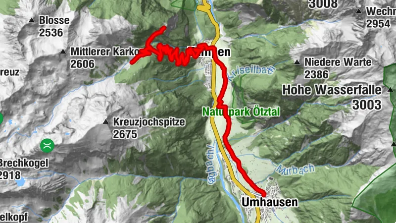 6047 vorder Tumpenalm - Armelenhütte