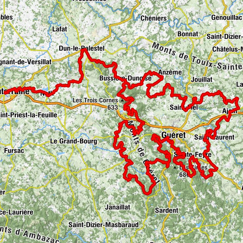 Grande Traversée VTT de la Creuse (GT 23/Premier tronçon)