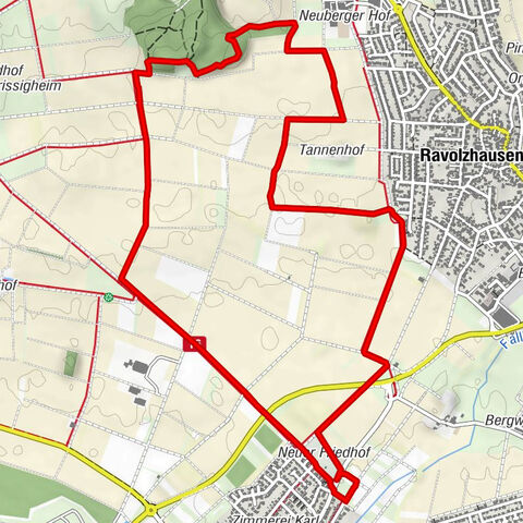 Schöne Feld und Wiesentour mit Waldabstecher