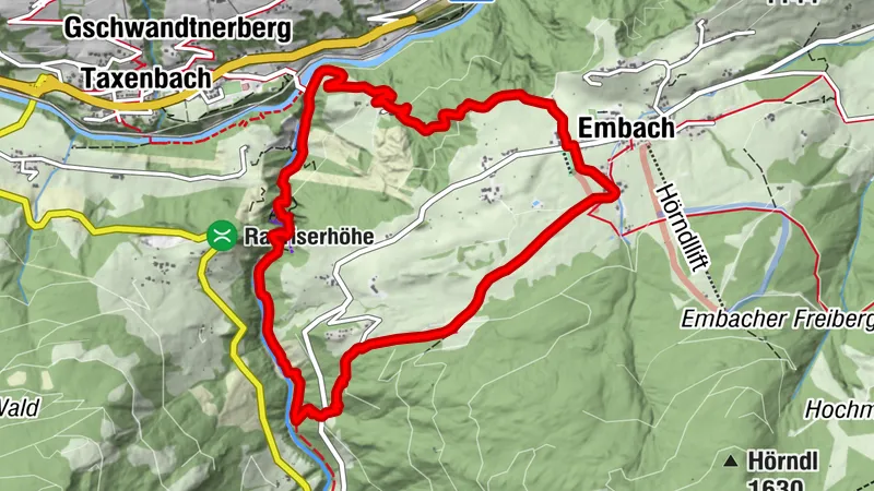 Circuit Kitzlochklamm à l'église de pèlerinage Maria Elend