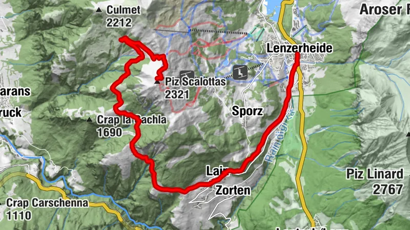 Lenzerheide - Creusen - Scalottas