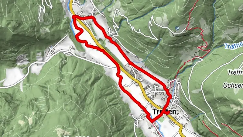 Treffner Rundwanderweg - Aréna de mouvement du lac Ossiach