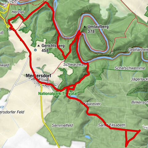 MERKERSDORF Kajarevier Nationalparkhaus Thayatal Hardegg 20210501