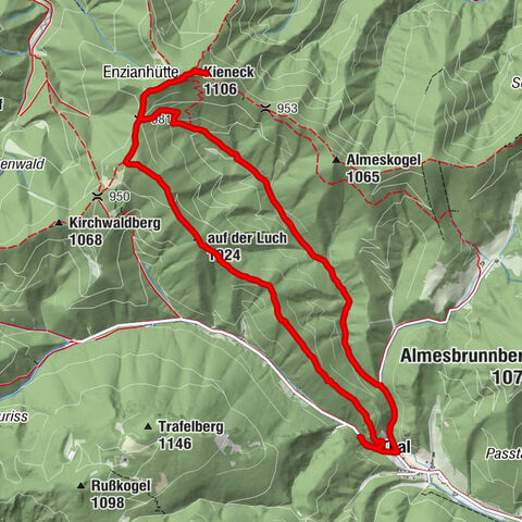 Kieneck über den Enziansteig