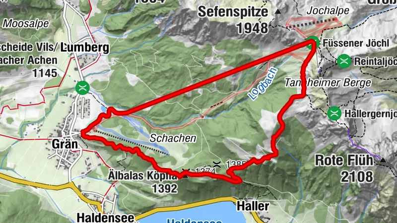 Alpage de Gessenwang - Füssener Jöchle - Alpage du Soleil