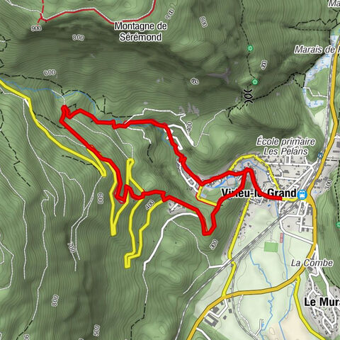 Randonnée pédestre : Circuit de la cascade de Clairefontaine