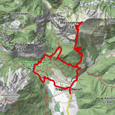 "Messnerin 1835m" mit gewaltigen 360 Grad Panorama