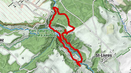 Arboretum du Vallon de l’Aubonne, Nord-Ouest.