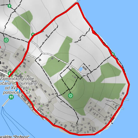 Prvić Luka, Kroatien kleiner Rundhang