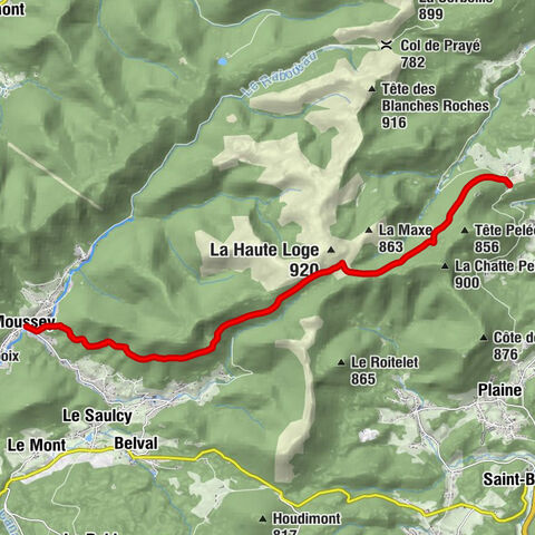Sentier thématique : Le Sentier des Passeurs de Salm (Alsace) à Moussey (Vosges)