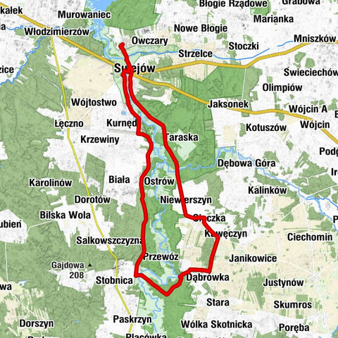 Okolice Sulejowa - Małpi Most