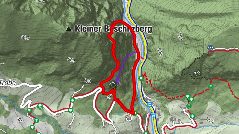 Klettersteig Türkenkopf - Trobefelsen