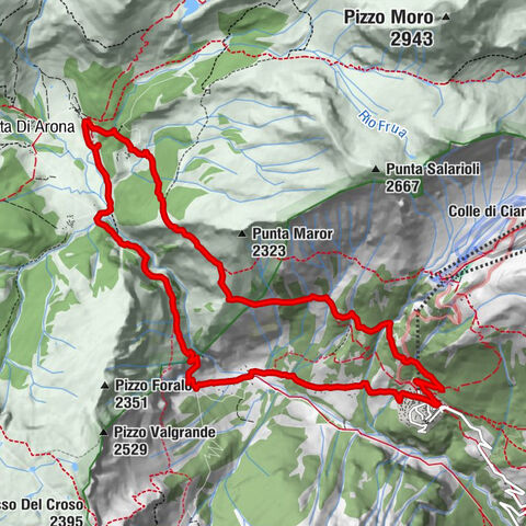 San Domenico - Alpe Veglia - San Domenico Rundwanderung