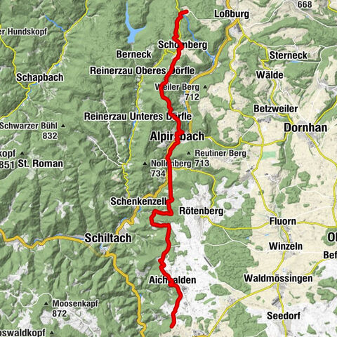 Ostweg - Etappe 5 - Ödenwald - Pension Waldeslust