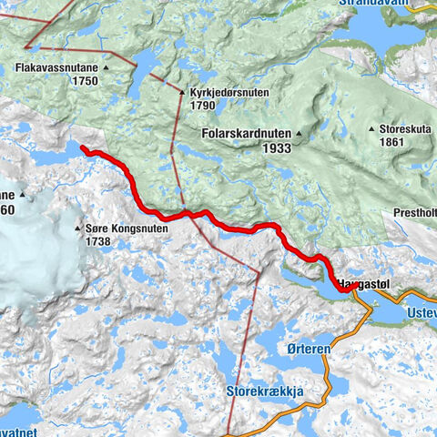 Rallervegen, Haugøstol-Finse