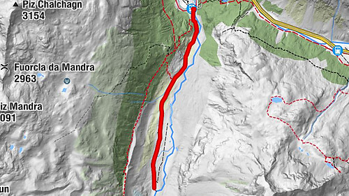 Visite audio du sentier des glaciers Morteratsch