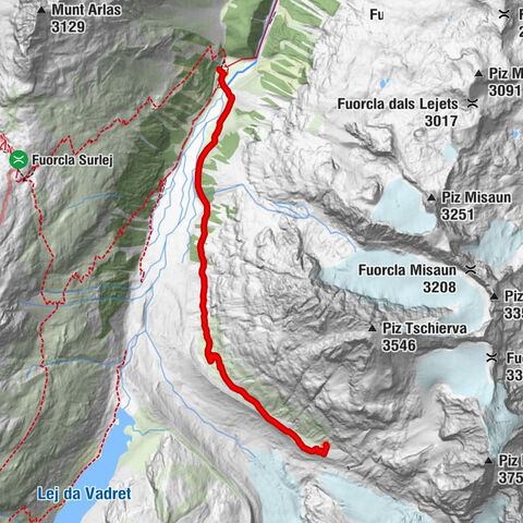 Val Roseg - Cabane Tschierva