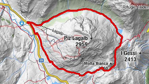 Lagalb - Val Minor - Motta Bianca - Lagalb