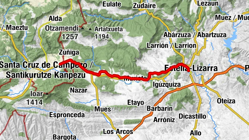 Navarra - Camino Natural - Vía Verde del Ferrocarril Vasco-Navarro