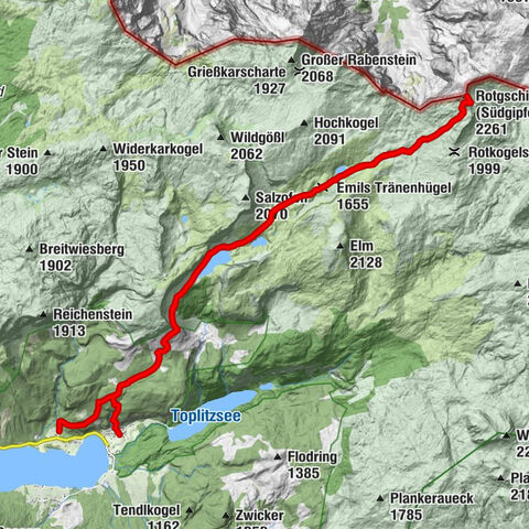 Gößl - Pühringerhütte - Rotgschirr