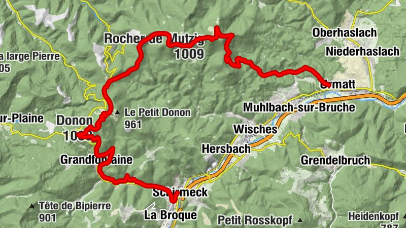 Traversée du Massif des Vosges - Etape 08 - Urmatt - Schirmeck