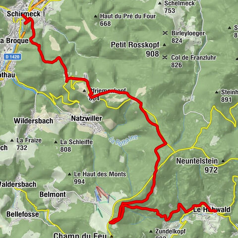 Traversée du Massif des Vosges - Etape 09 - Schirmeck - Le Hohwald