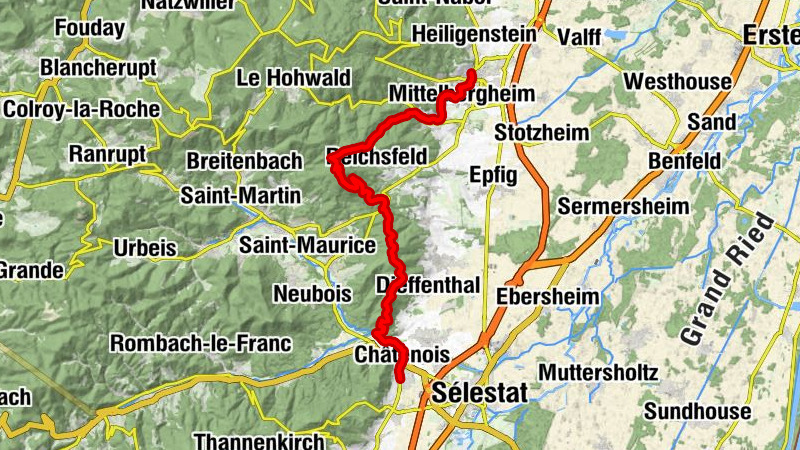 Traversée du Massif des Vosges - Etape 11 - Barr - Châtenois