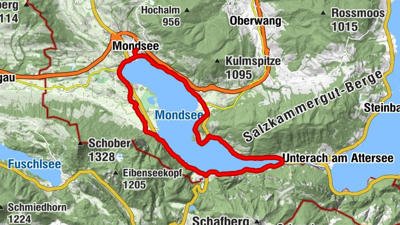 Mondsee: Rund um den Mondsee