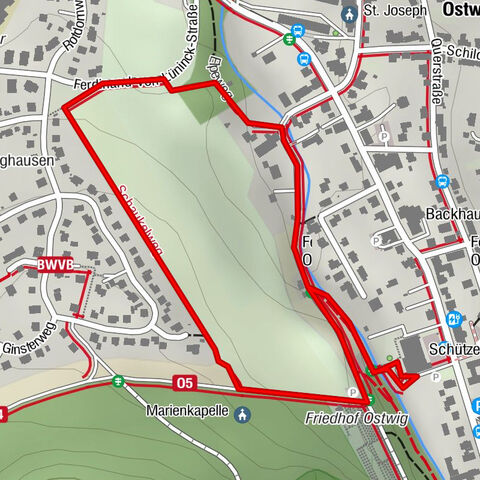 Chemin des balançoires Ostwig