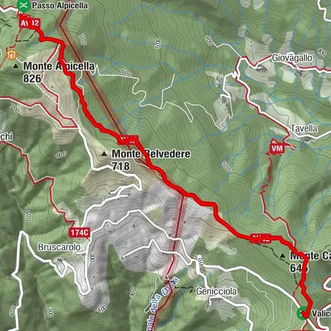 Étape nº 42: Passo Alpicella - Valico dei Solini