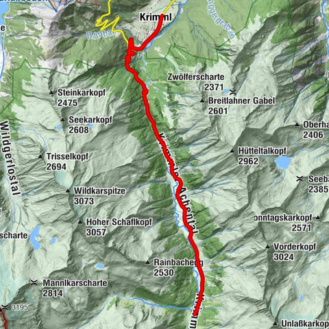 Krimml: Zum Krimmler Tauernhaus